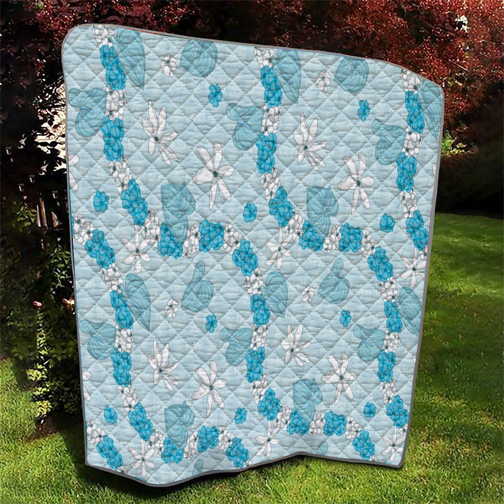 Hawaii Anthurium Tiare Pikake Lei Quilt UliUli Lauhala Art Pattern LT01 - Polynesian Pride