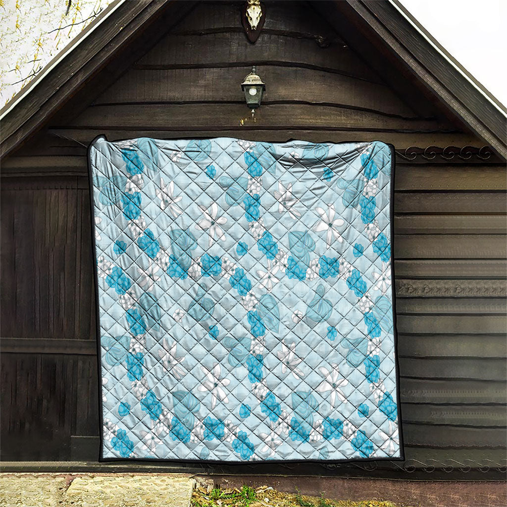 Hawaii Anthurium Tiare Pikake Lei Quilt UliUli Lauhala Art Pattern LT01 - Polynesian Pride