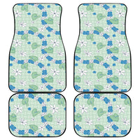 Hawaii Anthurium Tiare Pikake Lei Car Mats Omaomao Lauhala Art Pattern LT01 - Polynesian Pride