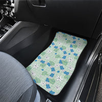 Hawaii Anthurium Tiare Pikake Lei Car Mats Omaomao Lauhala Art Pattern LT01 - Polynesian Pride