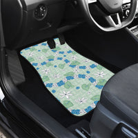 Hawaii Anthurium Tiare Pikake Lei Car Mats Omaomao Lauhala Art Pattern LT01 - Polynesian Pride