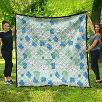 Hawaii Anthurium Tiare Pikake Lei Quilt Omaomao Lauhala Art Pattern LT01 - Polynesian Pride