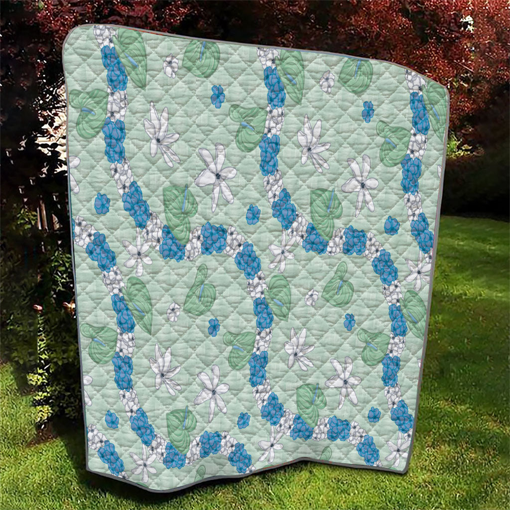 Hawaii Anthurium Tiare Pikake Lei Quilt Omaomao Lauhala Art Pattern LT01 - Polynesian Pride