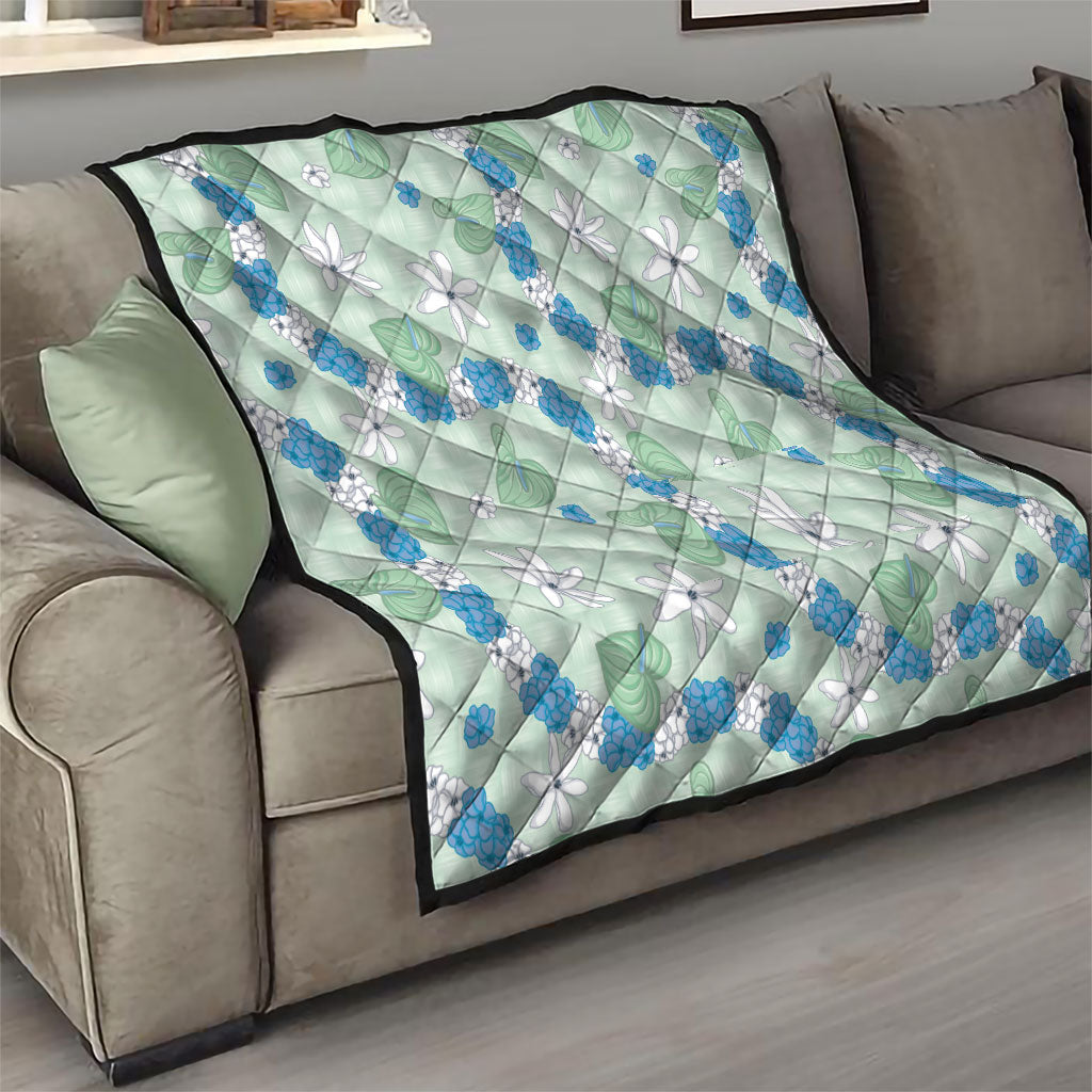 Hawaii Anthurium Tiare Pikake Lei Quilt Omaomao Lauhala Art Pattern LT01 - Polynesian Pride