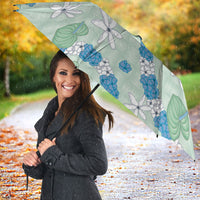 Hawaii Anthurium Tiare Pikake Lei Umbrella Omaomao Lauhala Art Pattern LT01 - Polynesian Pride