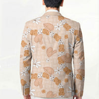 Hawaii Anthurium Tiare Pikake Lei Blazer Alani Lauhala Art Pattern LT01 - Polynesian Pride