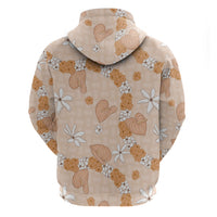 Hawaii Anthurium Tiare Pikake Lei Hoodie Alani Lauhala Art Pattern LT01 - Polynesian Pride
