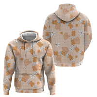 Hawaii Anthurium Tiare Pikake Lei Hoodie Alani Lauhala Art Pattern LT01 - Polynesian Pride