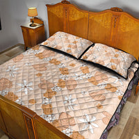 Hawaii Anthurium Tiare Pikake Lei Quilt Bed Set Alani Lauhala Art Pattern LT01 - Polynesian Pride