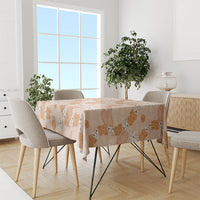 Hawaii Anthurium Tiare Pikake Lei Tablecloth Alani Lauhala Art Pattern LT01 - Polynesian Pride