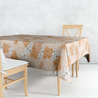 Hawaii Anthurium Tiare Pikake Lei Tablecloth Alani Lauhala Art Pattern LT01 - Polynesian Pride