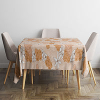 Hawaii Anthurium Tiare Pikake Lei Tablecloth Alani Lauhala Art Pattern LT01 - Polynesian Pride