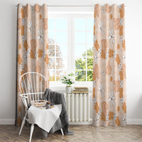 Hawaii Anthurium Tiare Pikake Lei Window Curtain Alani Lauhala Art Pattern LT01 - Polynesian Pride