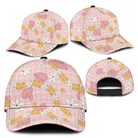 Hawaii Anthurium Tiare Pikake Lei Classic Cap Akala Lauhala Art Pattern LT01 - Polynesian Pride