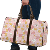 Hawaii Anthurium Tiare Pikake Lei Travel Bag Akala Lauhala Art Pattern LT01 - Polynesian Pride