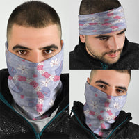 Hawaii Anthurium Tiare Pikake Lei Neck Gaiter Poni Lauhala Art Pattern LT01 - Polynesian Pride