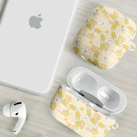 Hawaii Anthurium Tiare Pikake Lei AirPods Case Melemele Lauhala Art Pattern LT01 - Polynesian Pride