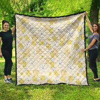 Hawaii Anthurium Tiare Pikake Lei Quilt Melemele Lauhala Art Pattern LT01 - Polynesian Pride