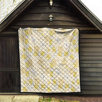 Hawaii Anthurium Tiare Pikake Lei Quilt Melemele Lauhala Art Pattern LT01 - Polynesian Pride