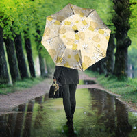 Hawaii Anthurium Tiare Pikake Lei Umbrella Melemele Lauhala Art Pattern LT01 - Polynesian Pride
