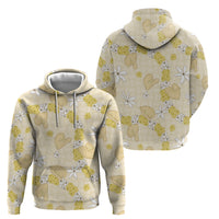 Hawaii Anthurium Tiare Pikake Lei Zip Hoodie Melemele Lauhala Art Pattern LT01 - Polynesian Pride