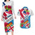 Fiji Day Couples Matching Long Sleeve Bodycon Dress and Hawaiian Shirt Fijian Hibiscus Special Version LT01 White - Polynesian Pride