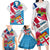 Fiji Day Family Matching Long Sleeve Bodycon Dress and Hawaiian Shirt Fijian Hibiscus Special Version LT01 - Polynesian Pride