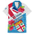 Fiji Day Family Matching Short Sleeve Bodycon Dress and Hawaiian Shirt Fijian Hibiscus Special Version LT01 Dad's Shirt - Short Sleeve White - Polynesian Pride