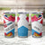 Personalised Fiji Day Tumbler Cup Fijian Hibiscus Special Version