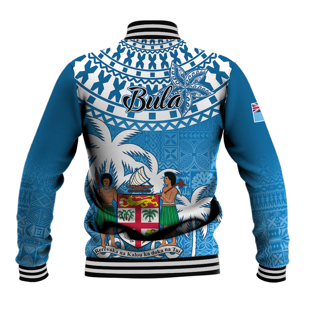 Fiji Baseball Jacket Bula Fijian Tapa Pattern LT01 - Polynesian Pride