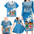 Fiji Family Matching Long Sleeve Bodycon Dress and Hawaiian Shirt Bula Fijian Tapa Pattern LT01 - Polynesian Pride