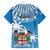 Fiji Family Matching Short Sleeve Bodycon Dress and Hawaiian Shirt Bula Fijian Tapa Pattern LT01 - Polynesian Pride