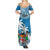 Fiji Family Matching Summer Maxi Dress and Hawaiian Shirt Bula Fijian Tapa Pattern LT01 - Polynesian Pride