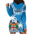 Fiji Hoodie Dress Bula Fijian Tapa Pattern LT01 - Polynesian Pride