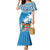 Fiji Mermaid Dress Bula Fijian Tapa Pattern LT01 Women Blue - Polynesian Pride