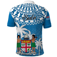Fiji Polo Shirt Bula Fijian Tapa Pattern LT01 - Polynesian Pride