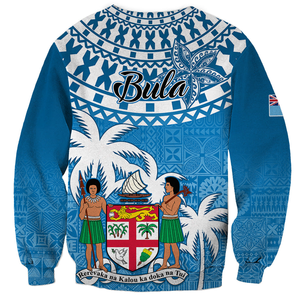 Fiji Sweatshirt Bula Fijian Tapa Pattern LT01 - Polynesian Pride