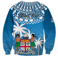 Personalised Fiji Sweatshirt Bula Fijian Tapa Pattern LT01 - Polynesian Pride