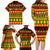 Custom Hawaii Christmas Family Matching Long Sleeve Bodycon Dress and Hawaiian Shirt Hawaiian Quilt Pattern Reggae Version LT01 - Polynesian Pride