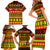 Custom Hawaii Christmas Family Matching Short Sleeve Bodycon Dress and Hawaiian Shirt Hawaiian Quilt Pattern Reggae Version LT01 - Polynesian Pride