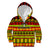 Custom Hawaii Christmas Kid Hoodie Hawaiian Quilt Pattern Reggae Version LT01 - Polynesian Pride