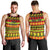 Custom Hawaii Christmas Men Tank Top Hawaiian Quilt Pattern Reggae Version LT01 - Polynesian Pride