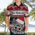 Custom New Zealand Christmas Hawaiian Shirt Maori Meri Kirihimete Moko LT01 - Polynesian Pride