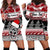 Custom New Zealand Christmas Hoodie Dress Maori Meri Kirihimete Moko LT01 - Polynesian Pride