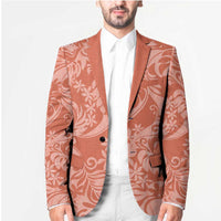 Tahiti Puatou Tiare Floral Blazer Monstera Palm Tropical Leaves LT01 - Polynesian Pride