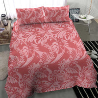 Tahiti Tarona Tiare Floral Bedding Set Monstera Palm Tropical Leaves LT01 - Polynesian Pride