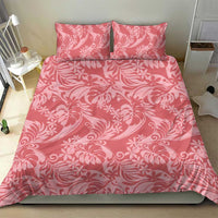 Tahiti Tarona Tiare Floral Bedding Set Monstera Palm Tropical Leaves LT01 - Polynesian Pride