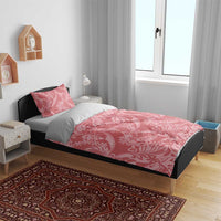 Tahiti Tarona Tiare Floral Bedding Set Monstera Palm Tropical Leaves LT01 - Polynesian Pride