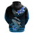 Hawaii Hoodie Polynesian Shark with Kakau Blue Version LT01 - Polynesian Pride