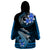 Hawaii Wearable Blanket Hoodie Polynesian Shark with Kakau Blue Version LT01 - Polynesian Pride